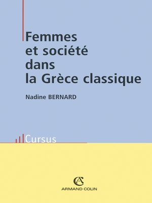 cover image of Femmes et société dans la Grèce classique